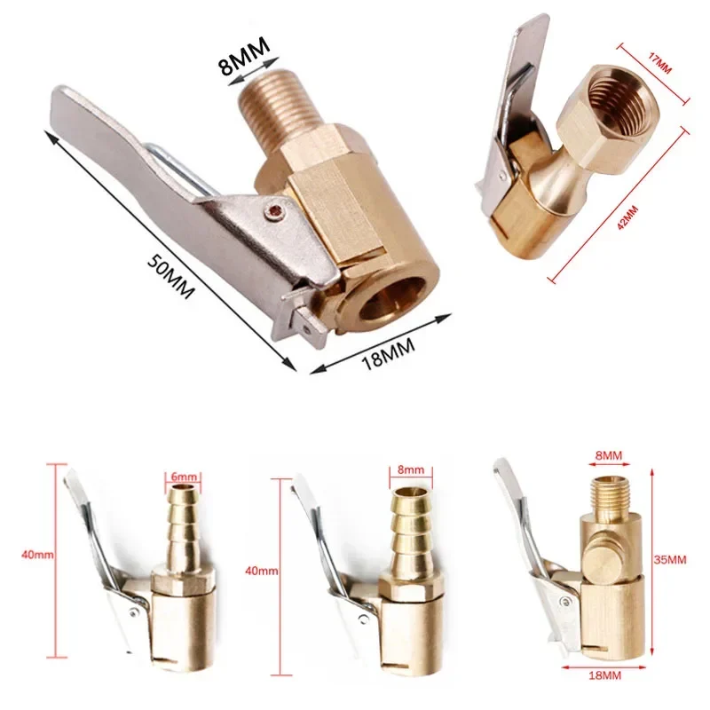Quick-Lock Car Tire Inflator Valve Adapter