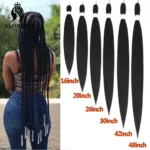 Effortless Style: Pre-Stretched Braid Extensions