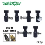 Paintball Remote Hose On-Off Tank Fill Adapter