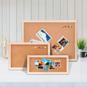Rustic Chic: Pine Wood Cork Board - Pin Your Dreams!