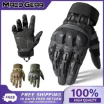 Tactical Gloves Pro Sports Gloves Touch Screen Pu Leather