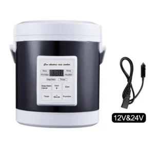 Cook Delicious On-the-Go: Electric Car Rice Cooker - 1.6L
