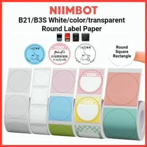 Niimbot Mini: Print Perfect Round Stickers On-The-Go!