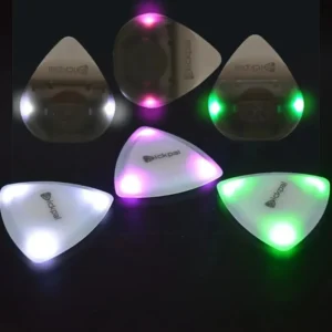 LED Light-Up Guitar Pick with Color Modes