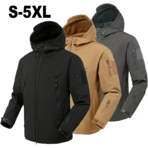 Thermal Softshell Jacket and Pants Outdoor Set