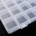 Clear Plastic Jewelry & Bead Organizer Box