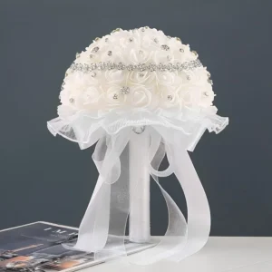 Romantic Artificial Bridal Flower Bouquet