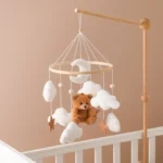 Dreamy Bear Mobile: Lullaby Crib Toy for Peaceful Nights