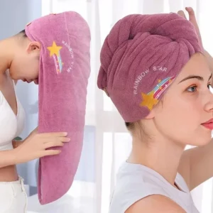 Bravenna Quick-Dry Hair Towel: Absorbent & Soft