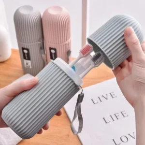 Protective Travel Toothbrush and Toothpaste Case