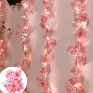 Cherry Blossom Flower String Lights