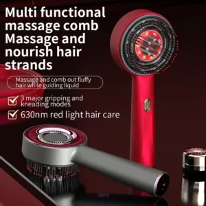 Red Light Scalp Massager & Oil Applicator Comb