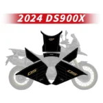 Motorcycle Rubber Fuel Tank Protective Pad Decal