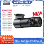 70mai M310+ Dash Cam: 2K, Voice, Parking Guard