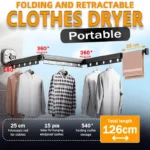 Foldable Suction Laundry Drying Rack