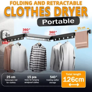 Foldable Suction Laundry Drying Rack