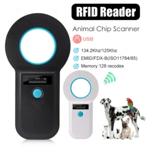 Portable Pet Microchip Scanner & ID Reader