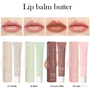 Bravenna Lip Butter Balm Set - Plumping Hydration (4 Pack)