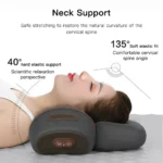 Electric Heated Neck Traction Massager Pillow