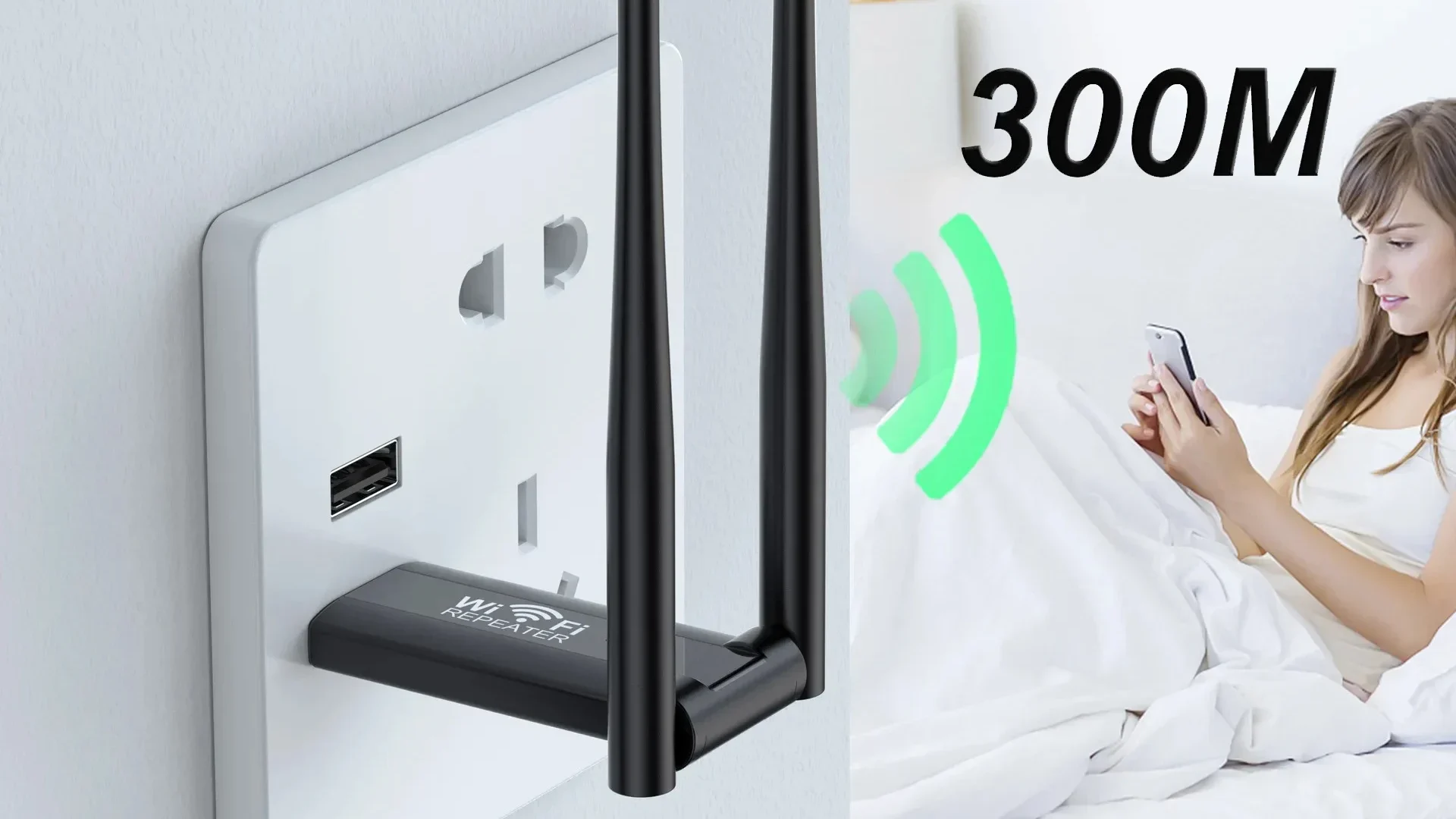 Wireless USB Wi-Fi Extender & Signal Booster