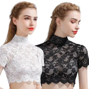 Lace Mock Neck Magic: Instant Style Upgrade
