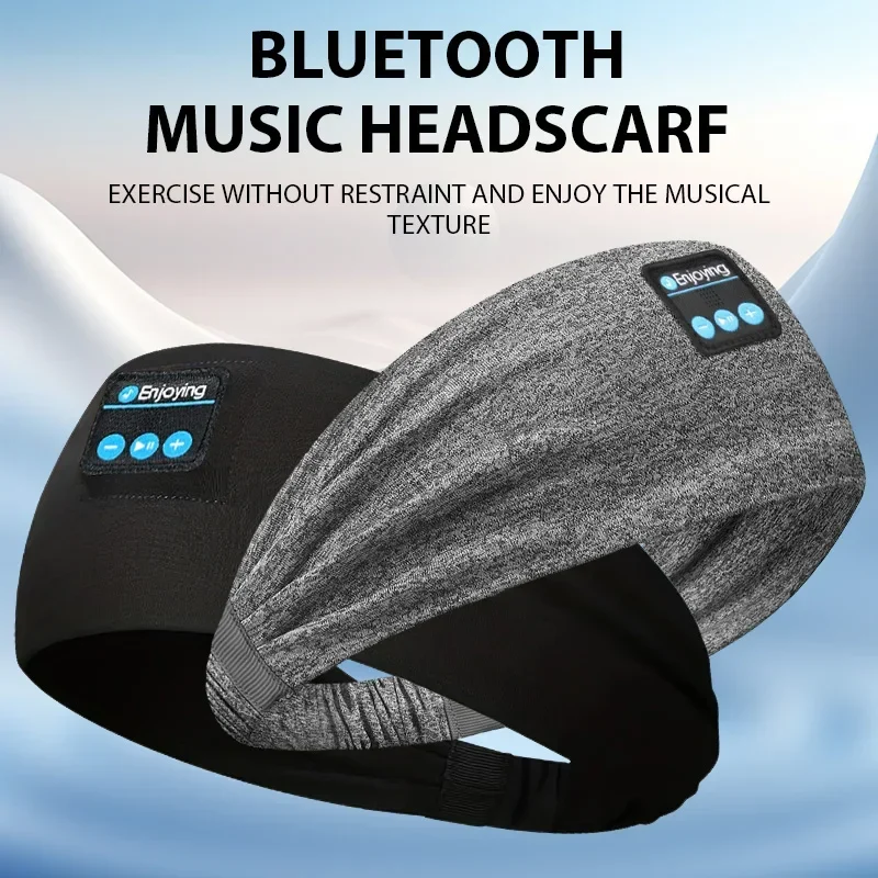 Soft Bluetooth Sleep Headband with Flat Speakers