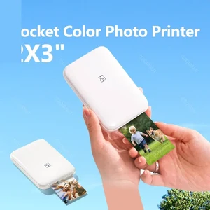 Portable Pocket Photo Printer for 2x3 Sticky Prints
