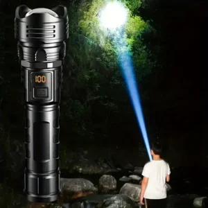 Rechargeable Zoomable Waterproof LED Flashlight