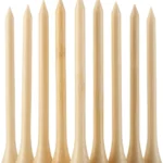 Low-Friction Bamboo Golf Tees for Stable Drives