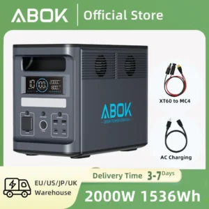 Portable Power Station for Camping & Home Backup