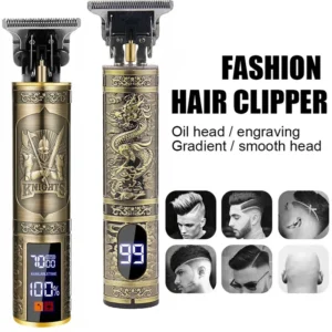 Cordless Vintage Hair Clipper with USB Charging