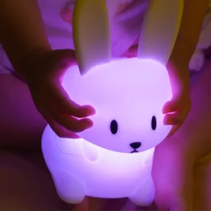 Touch-Activated Silicone Bunny Night Light