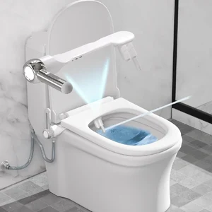 Dual Nozzle Fresh Water Bidet Toilet Attachment