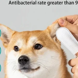 Bravenna Pet Finger Wipes: Sparkly Eyes, Happy Ears!