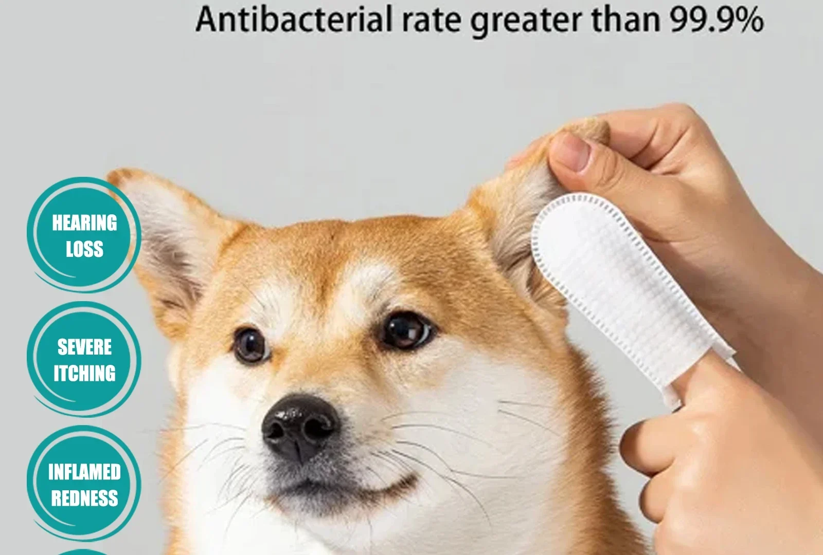 Bravenna Pet Finger Wipes: Sparkly Eyes, Happy Ears!