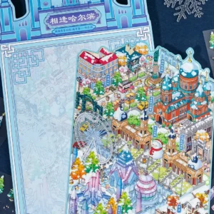 Urban Dreams: Miniature Cityscape Stickers
