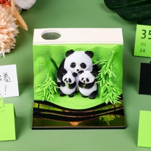 2026 Desk Calendar 3D Tear-away Calendar Time Piece