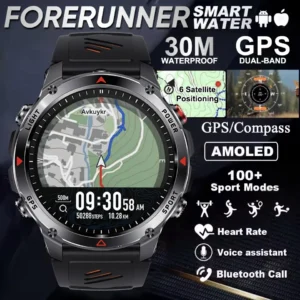 Outdoor GPS Sports Smartwatch with AMOLED Display