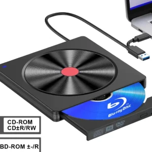Portable External Blu-ray Drive & DVD Burner