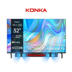 32-Inch Smart TV with Built-in Soundbar & HDR
