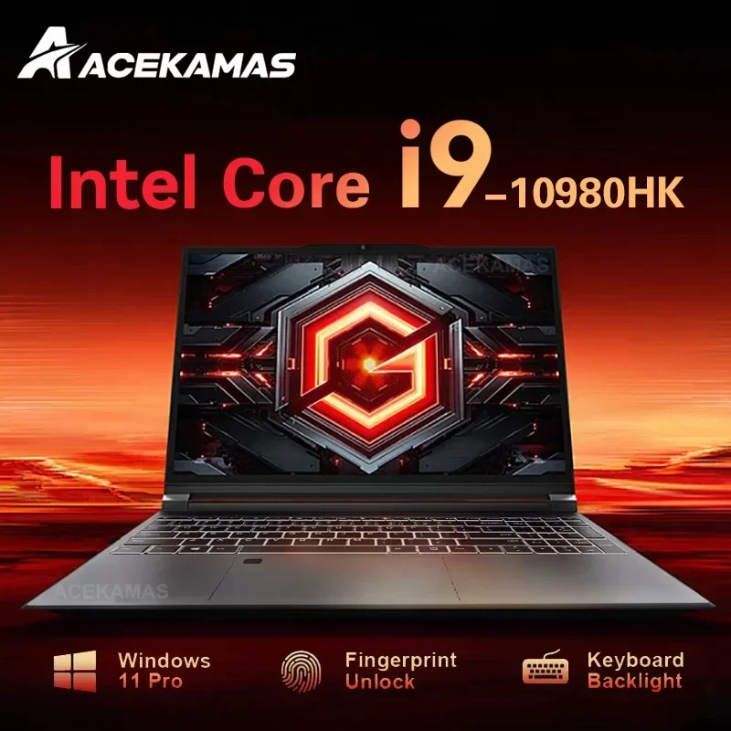 15.6-Inch Laptop with Backlit Keyboard & Fingerprint