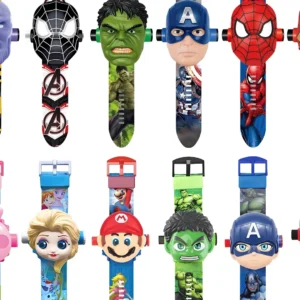 Kids Cartoon Character Projection Watch