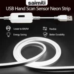 Gesture-Control Neon Strip Lights