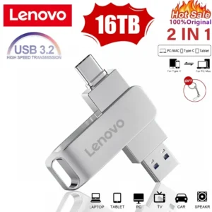 Dual Type-C and USB Metal Flash Drive