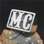 Men’s Stainless Steel Biker Ring