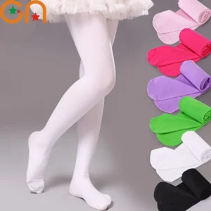 Soft Velvet Ballet Dance Tights for Girls