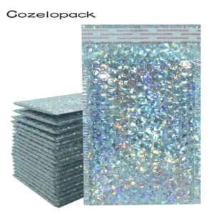 Holographic Metallic Padded Bubble Mailers